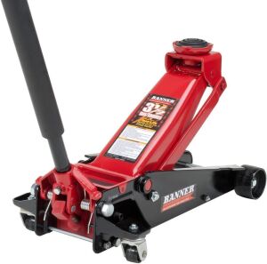 Blackhawk B6350 Fast Lift Service Jack - 3.5 Ton Capacity, 28 1/2" L x 13 3/4" W x 6 1/2" H 