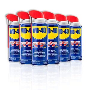 Case of (6) WD-40 Multi-Use Product with Smart Straw, Sprays 2 Ways,12 oz 