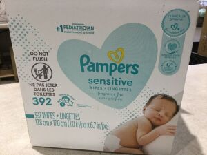 Pampers Sensitive Baby Wipes, 392 ct 