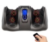 Therapeutic Foot Massager w/ High Intensity Rollers, Remote, 3 Modes, Gray