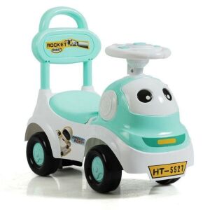 3-In-1 Baby Walker Sliding Pushing Car W/ Sound-Green 