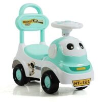 3-In-1 Baby Walker Sliding Pushing Car W/ Sound-Green&nbsp;