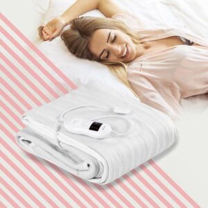 Electric Heated Mattress Pad Safe Twin 8 Temperature 10h Timer