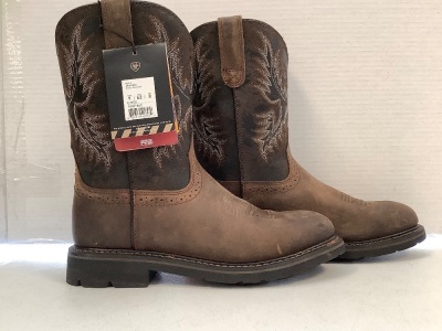 Ariat Mens Work Boots, 9, E-Commerce Return, Retail 169.99