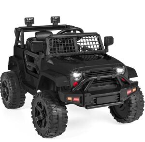 12V Kids Ride-On Truck Car w/ Parent Remote Control, Spring Suspension