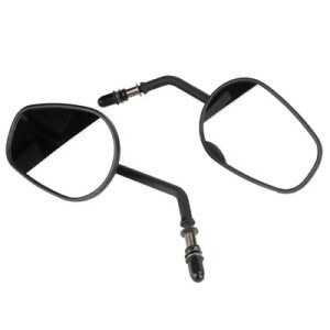 Lot of (4) 2Pc Motorbike L&R Oval Reflective Rearview Mirrors For Rocker DI - Appear New