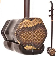 &nbsp;Erhu Chinese 2-string Violin Fiddle Musical Instrument, Needs Restrung, Strings Included, Ecommerce Return