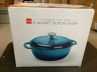6 Quart Dutch Oven, Red, Appears New