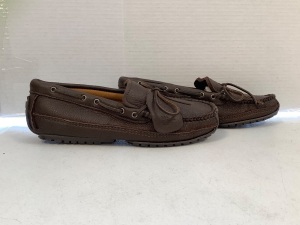 Minnetonka Mens Leather Moccasins, 10, Appears new, Retail 99.95