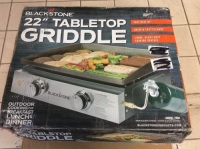 Blackstone&nbsp;Tabletop&nbsp;Grill, 22 inch, Black - E-Comm Return, Unknown Condition