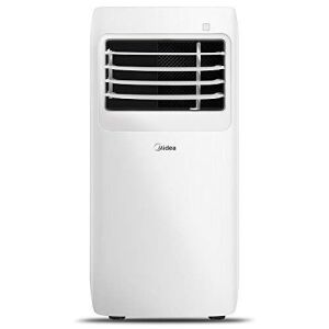 MIDEA 3-in-1 Portable Air Conditioner, Dehumidifier, Fan, for Rooms up to 150 sq ft, 8, 000 BTU with Remote , White
