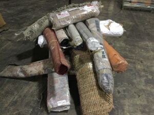 Pallet of Rugs, Various Sizes/Styles