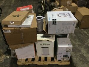 Pallet of Air Purifiers and Filters 