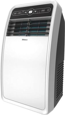 Shinco 8,000 BTU Portable Air Conditioner with Built-in Dehumidifier Function, Fan Mode, Rooms up to 200 sq.ft, LED Display, Remote Control - Like New