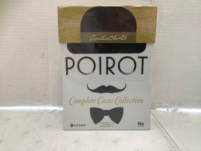 Agatha Christie's Poirot: Complete Cases Collection, New, Retail 91.20