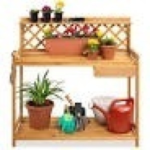 BCP. SKY. 1172  : Wooden. Garden. Potting Bench Work Station