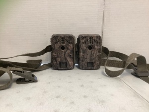 Lot of (2) Moultrie Trail Cameras, Untested, E-Commerce Return, Retail 199.98