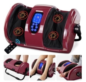 Reflexology Shiatsu Foot Massager, Burgundy