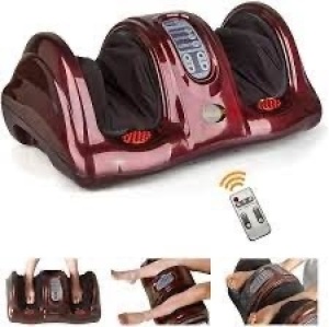 Reflexology Shiatsu Foot Massager w/ High-Intensity Rollers, Remote Control