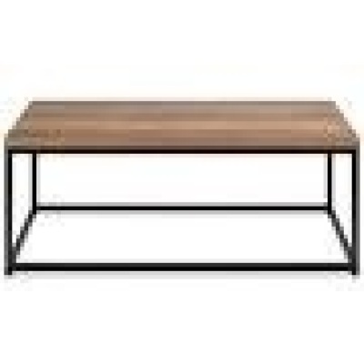 BCP. SKY. 5502.  :  44 - Inch  Modern industry  Rectangular Wood Grain. Coffee  Table  W / Metal Frame 