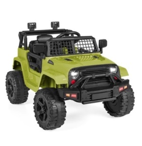 12V Kids Ride-On Truck Car, Green