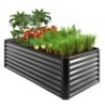 Outdoor Metal Raised Garden Bed,&nbsp;6x3x2ft
