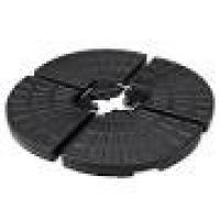 BCP. SKY. 5274. : Best Choice Products &nbsp;4 - Piece &nbsp;Cantilever &nbsp;Off Set &nbsp;Patio &nbsp;Umbrella &nbsp;Circular Base Stand &nbsp;W / Carrying Handles&nbsp;