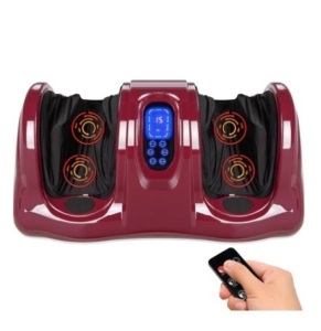 Therapeutic Foot Massager, Burgundy