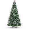 Pre-Decorated Christmas Tree w/ Pine Cones, Flocked Branch Tips. Appears New