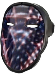 LED Light Up Shining Mask, Untested, E-Commerce Return, Retail 69.99