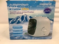 Arctic Storm Ultra Air Conditioning Fan, Powers Up, E-Comm Return,&nbsp;Retail 38.99