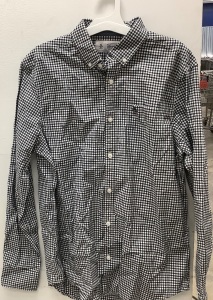 Penguin Mens Long Sleeve Button Down, M, Appears New, Retail 49.99