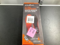 Action Heat 3.7 Volt Rechargeable Heated Insoles, Powers On, Ecommerce Return