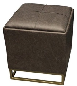 Design Guild Ottoman Beautiful Square Footrest, Appears New