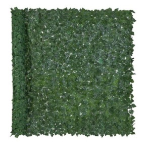 Outdoor Faux Ivy Privacy Screen Fence, 96x72in