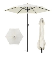 Outdoor Market Patio Umbrella,&nbsp;7.5ft, Cream