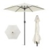 Outdoor Market Patio Umbrella,&nbsp;7.5ft, Cream