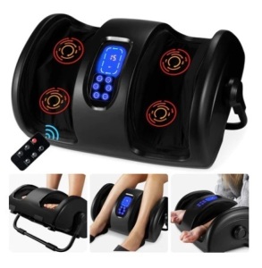 Reflexology Shiatsu Foot Massager, Black