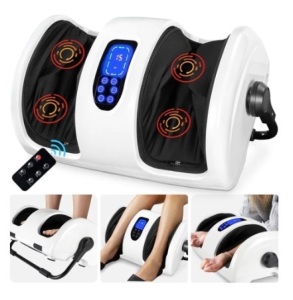 Reflexology Shiatsu Foot Massager, Pearl White