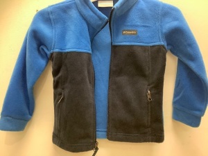 Columbia Youth Fleece Jacket, 4T, New, Retail 32.00