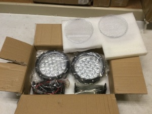 Pair of 6" LED Automotive Spotlights. NEW