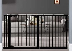 WAOWAO Extra Wide Baby Gate, Appears New, Retail 119.99