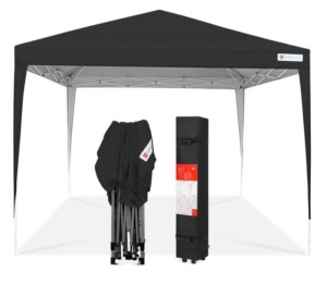 Outdoor Portable Pop Up Canopy Tent w/ Carrying Case, 10x10ft