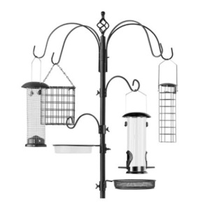 Bird Feeding Station, 89in, Black