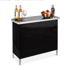 Portable Pop-Up Bar Table