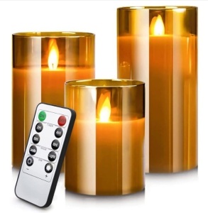 Flameless Led Candles, Untested, Appears New, Retail 32.99