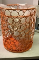 Set of 2 Decorative Round Side Accent Table Nightstands, Appears New