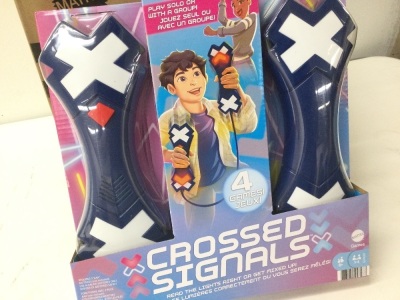 Crossed Signals Electronic Game For Families & Kids 8 Years Old & up,COMES 4 IN A BOX,NEW