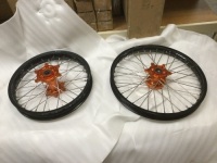 Front and Rear Motorcycle Rims. NEW. SEE PICTURES