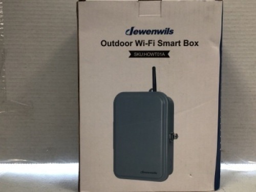 Dewenwils Outdoor Wifi Smart box, E-Commerce Return, Untested &nbsp;
